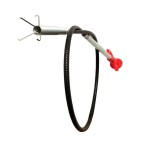 Sarpe, carlig, cablu - aparat desfundat tevi de scurgere, metalic, tub flexibil, 90 cm